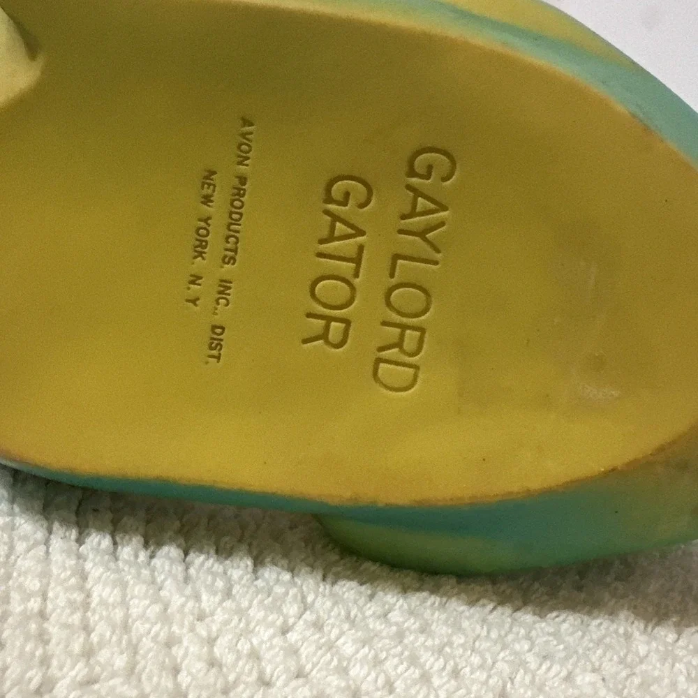 Vintage 1960's Gaylord‎ Gator Avon Floating Bath Soap Dish/Toy